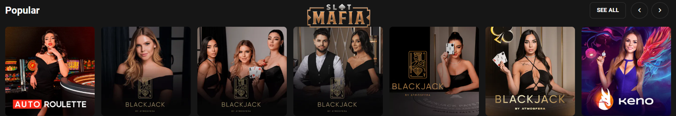 Popular SlotMafia Casino Roulette Games