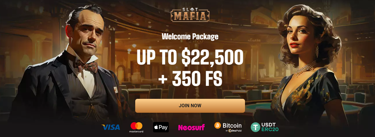 SlotMafia Casino Welcome Package